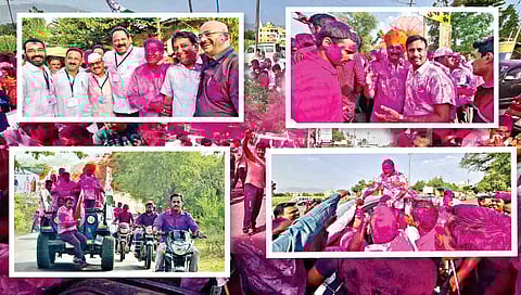 Satara : ‘एकवीस-झिरो; आबा-काका हिरो’