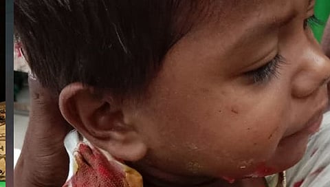 थरार! धाडसानं आई काठी घेऊन धावली अन् बिबट्याच्या जबड्यातून चिमुकलीची केली सुटका