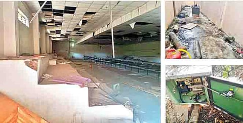 कै. विठ्ठलराव तुपे रायफल शूटिंग रेंजची झालेली दुरवस्था.