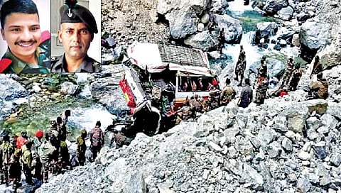 कोल्हापूर, सातारा जिल्ह्यातील दोन जवानांना वीरमरण; लडाखमध्ये बस नदीत कोसळून ७ सैनिकांचा मृत्यू