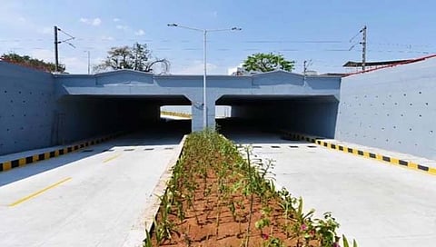 कोल्हापूर : परिख पुलाजवळ आणखी एक भुयारी रस्ता