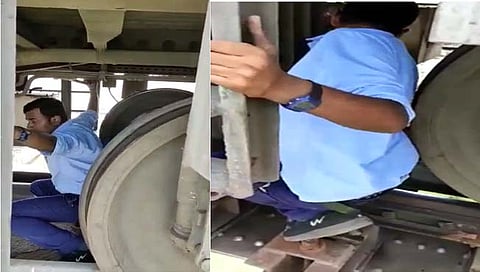 कल्याण : अज्ञात प्रवाशाने चेन खेचल्याने लोको पायलटची जीव धोक्यात घालून कसरत