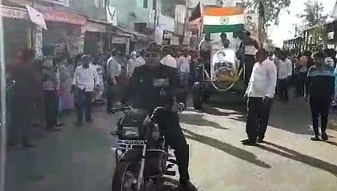 सातारा : शहीद प्रथमेश पवार यांना साश्रूपुर्ण नयनांनी अखेरचा निरोप