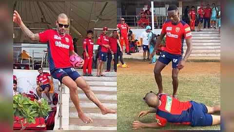 बापरे! शिखर धवनला रबाडाकडून मारहाण!, जाणून घ्या नेमकं काय घडलं.. (Video)