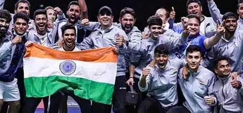 Thomas Cup : ऐतिहासिक : थॉमस चषक बॅडमिंटन स्पर्धेवर भारताची माेहर