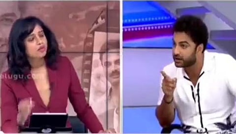 तेलुगू अभिनेत्याला टीव्ही अँकरने स्टूडिओतून बाहेर काढले; सोशल मीडियात अँकरची ‘धुलाई’!