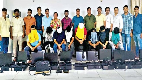 पणजी : आठ मुलींसह 16 तरुण गजाआड, बनावट कॉल सेंटरवर सायबर पोलिसांची धाड