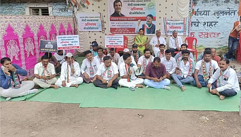 ‘अग्निपथ’ योजनेविरोधात साक्रीत काँग्रेसचे सत्याग्रह आंदोलन