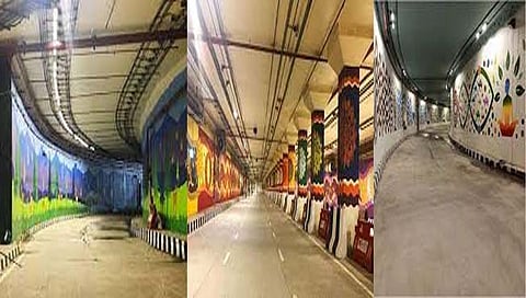 नवी दिल्ली : प्रगती मैदान ट्रान्झिट कॉरिडॉरचे पंतप्रधान मोदी यांच्या हस्ते उद्घाटन