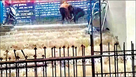 सौंदत्तीत मुसळधार पाऊस