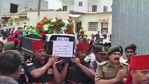 सातारा : भोसे येथील जवान विपुल इंगवले यांना अखेरचा निरोप (व्हिडीओ)