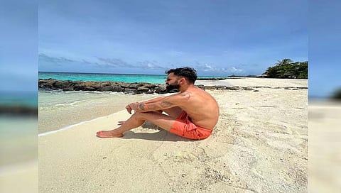 (Virat Kohli in Maldive)
