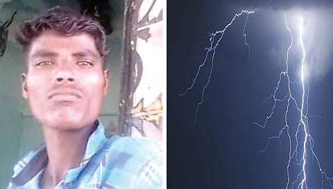 नाशिक : शिवडे येथे वीज अंगावर पडून तरुण ठार