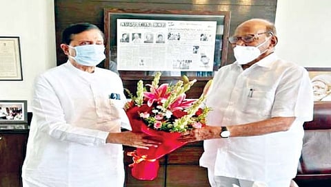 ना. रामराजेंनी मानले खा. शरद पवार यांचे आभार