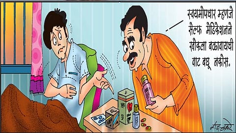 औषधामुळे खोकला!