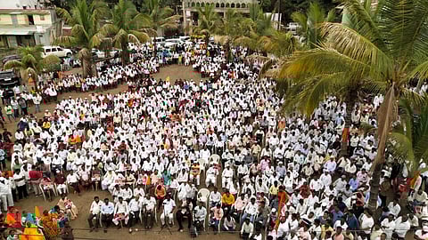 सातारा : बंडखोर आमदार महेश शिंदे यांच्या समर्थनार्थ कोरेगावमध्ये मेळावा