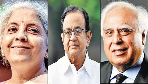 कर्नाटकात भाजपला ३, काॅंग्रेसला १ जागा, निर्मला सीतारामन विजयी; चिदम्बरम, सिब्बल बिनविरोध