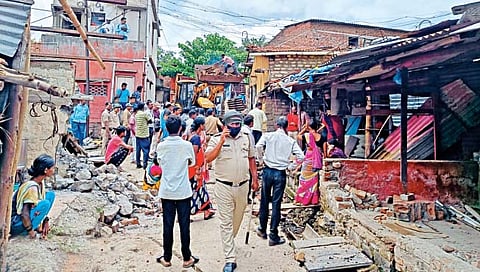 कोल्हापूर : ‘अतिक्रमण’ कारवाई रोखण्यासाठी आत्मदहनाचा प्रयत्न