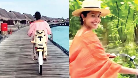 लेकीबरोबर दंगामस्ती!