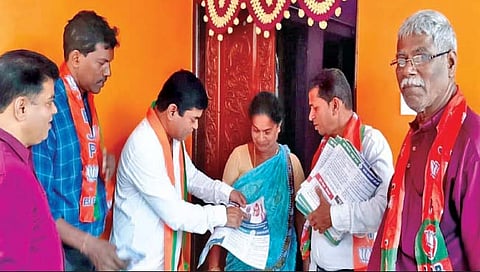 मडगाव : केपेत पत्रकांचे वाटप