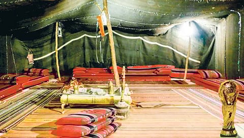 FIFA World Cup : प्रेक्षकांना राहण्यासाठी तंबू उभारणार