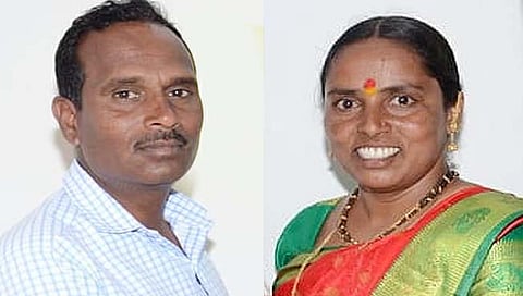 निपाणी : देवदर्शन करून परतत असताना बोरवडेजवळ अपघातात कोडणीचे पती-पत्नी ठार