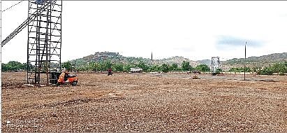 पालखी सोहळ्यासाठी जेजुरीचा नवीन पालखीतळ सज्ज