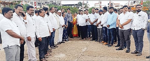 सासवड पालखीतळाची पाहणी