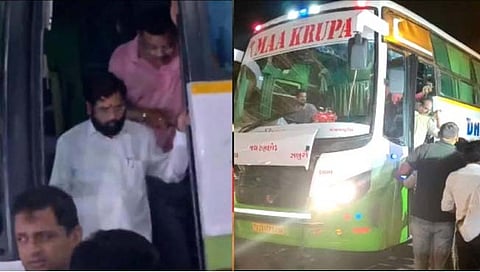 Eknath Shinde : तयारी सत्ता स्थापनेची; एकनाथ शिंदे बंडखोर आमदारांसह गोव्यात दाखल