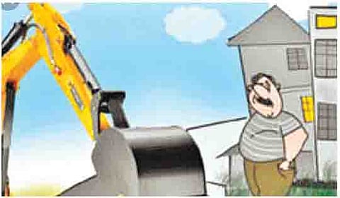 नगर : पावसाळ्यामुळे अतिक्रमण हटाव मोहिमेला ब्रेक