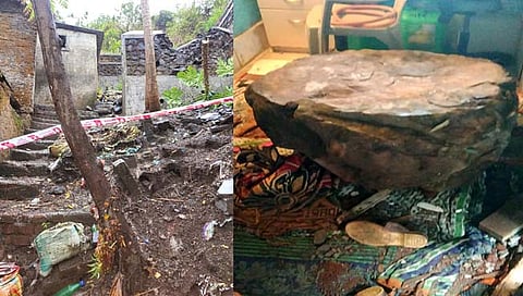 दरड कोसळली