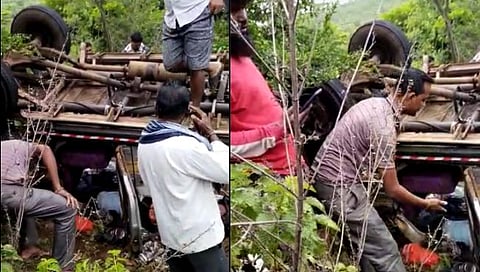 बेळगाव : क्रुझर पलटी होऊन सात जण ठार, दहा जण जखमी