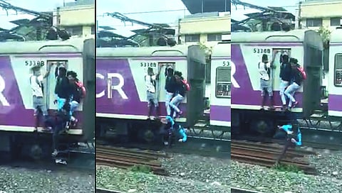 ठाणे : धावत्या रेल्वेतील स्टंटबाजी तरुणावर बेतली; जखमी तरुणावर गुन्हा