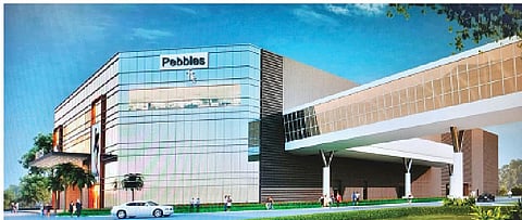 मल्टिलेव्हल पार्किंगचे संकल्पचित्र.