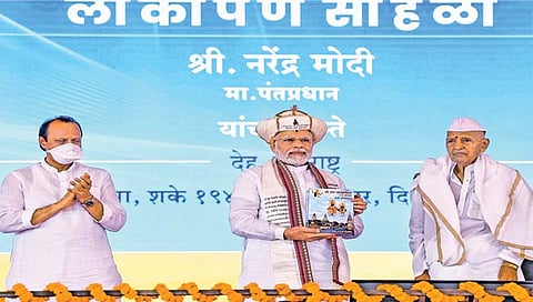 पंतप्रधानांच्या व्यासपीठावर अजित पवारांचे भाषण वगळले