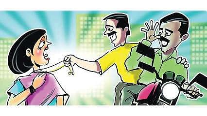 नगर : महिलेचे दोन तोळ्याचे मिनीगंठण चोरीस