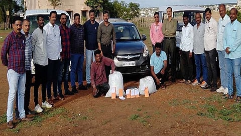 कोल्हापूर : गांजा तस्करी करणारे दोघे जेरबंद ; १० लाखांचा मुद्देमाल जप्त