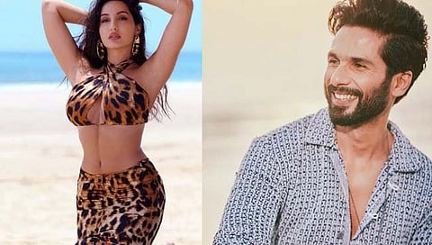 Nora Fatehi Shahid Kapoor : नोरा फतेहीने घेतली शाहिद कपूरची ‘शाळा’!