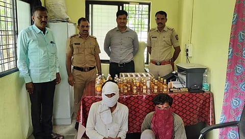 आखाडा बाळापूर येथे ५० हजारांची अवैध दारू जप्त