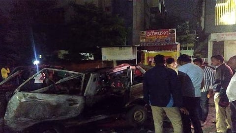 औरंगाबाद : अवैधरित्या गॅस भरताना ओमिनीचा स्फोट