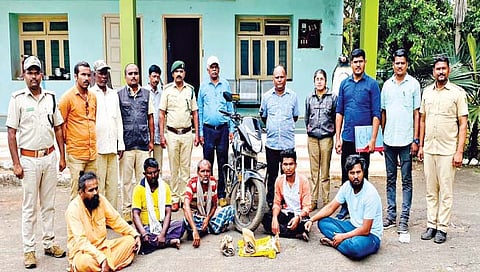 बेळगाव : काळवीटची कातडी जप्त, पाचजण ताब्यात