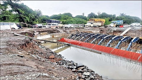 कोडोलीजवळ पर्यायी मार्ग जीवघेणा