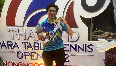 सांगली: आंतरराष्ट्रीय पॅरा टेबल टेनिस स्पर्धेत पृथ्वी बर्वेचा डबल धमाका