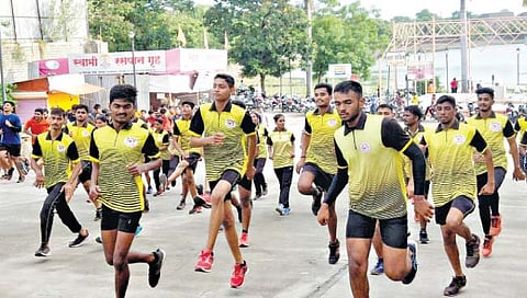 पोलिस भरती : युवकांचा आणखी जोमाने सराव सुरू