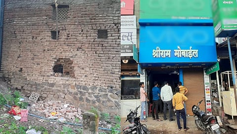 केज येथे भिंतीला भगदाड पाडून मोबाईल शॉपीत चोरी !