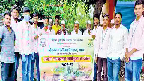 आधुनिक तंत्रज्ञानाबाबत निंबर्गीतील शेतकर्यांना मार्गदर्शन