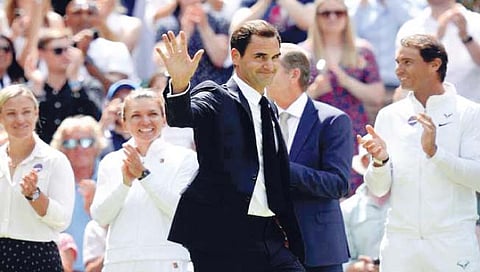 फेडररच्या उपस्थितीत विम्बल्डनच्या सेंटर कोर्टचा सुवर्ण महोत्सव