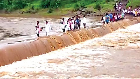 नाशिक : विद्यार्थ्यांची दररोज मृत्यूशी झुंज ; सावरपाड्यातील भीषण वास्तव
