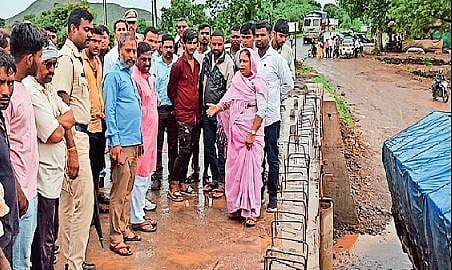 वेल्ह्यातील अतिवृष्टीच्या नुकसानाची पाहणी सुरू