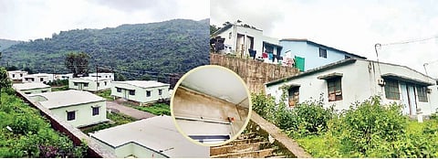 पुनर्वसन माळीणमधील अनेक घरांना गळती लागली आहे. गावातील आरोग्य उपकेंद्र अनेकदा बंद असते.